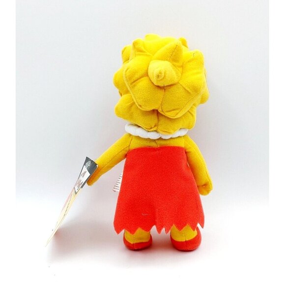 Nanco The Simpsons 9" Lisa Simpson Plush Doll 2004 New - Picture 3 of 6